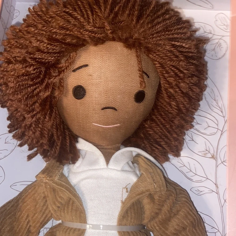 Harperiman Ashton handmade linen 14 inch doll, new in box.